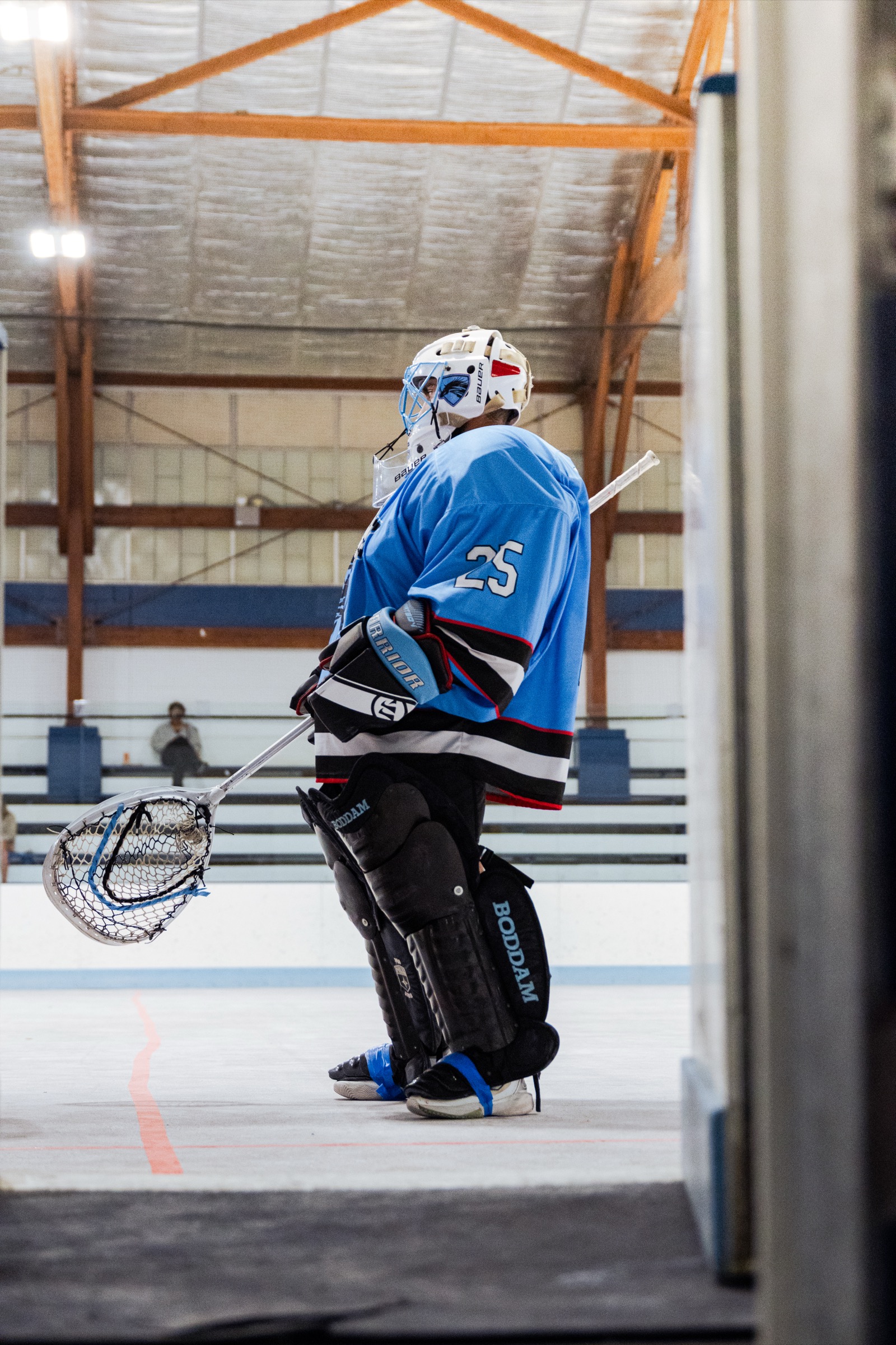 Stallions Box Lacrosse action