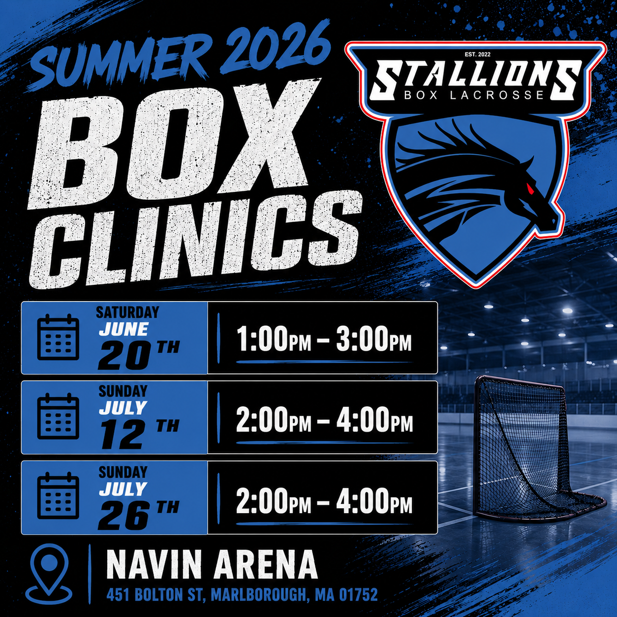 2026 Box Lacrosse Skills Clinic